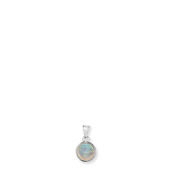 Kids Opal Pendant Necklace