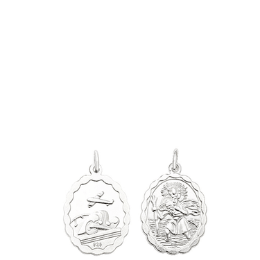 Kids St Christopher Medal Necklace
