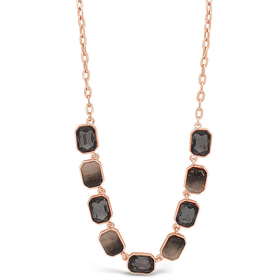Absolute Rose Gold & Hematite Necklace n2041bk