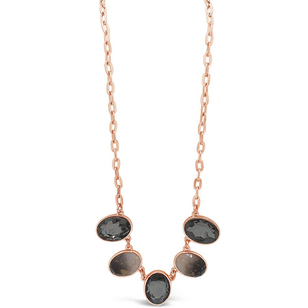 Absolute Rose Gold & Grey Necklace