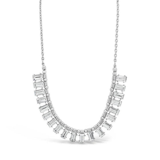Absolute Silver Crystal Necklace