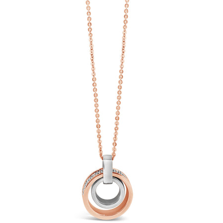 Absolute Silver & Rose Gold Long Necklace