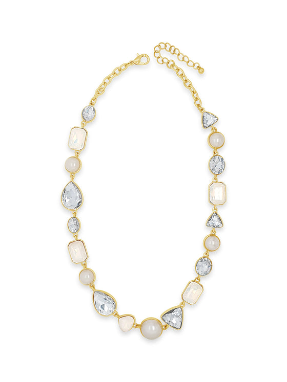 Absolute Gold & Opal Gem Stone Necklace