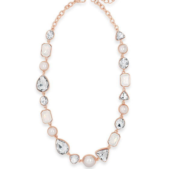 Absolute Rose Gold & Pearl Necklace
