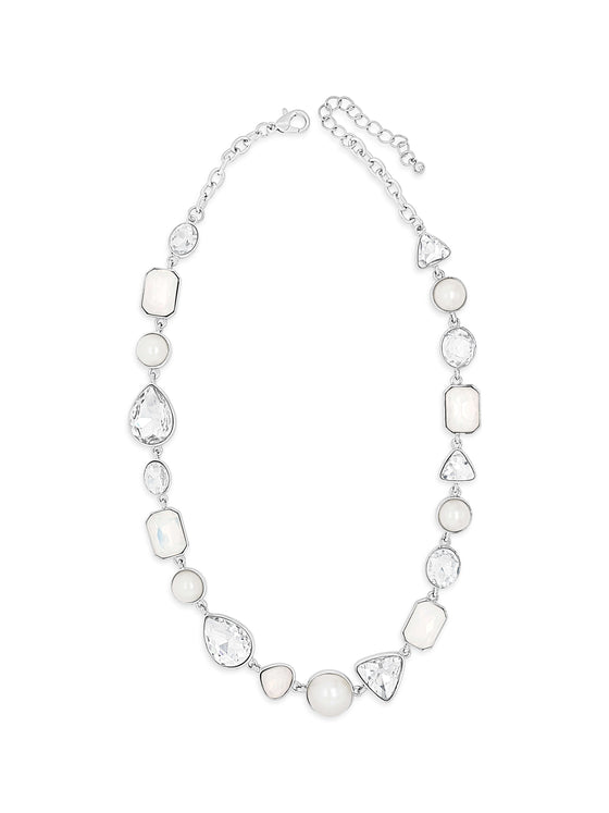 Absolute Silver & Pearl Necklace
