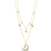 Absolute Double Moon Necklace - Gold