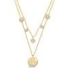 Absolute Sparkler Double Necklace - Gold N2138GL