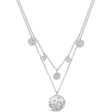 Absolute Sparkler Double Necklace - Silver