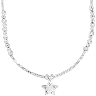Absolute Star Bead Necklace - Silver N2145SL