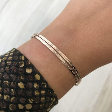 Rebecca Rose Gold Ninna Nanna Bangle 