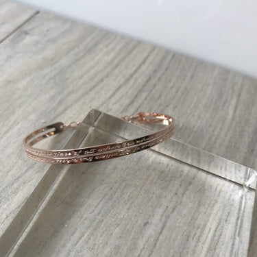 Rebecca Rose Gold Ninna Nanna Bangle 