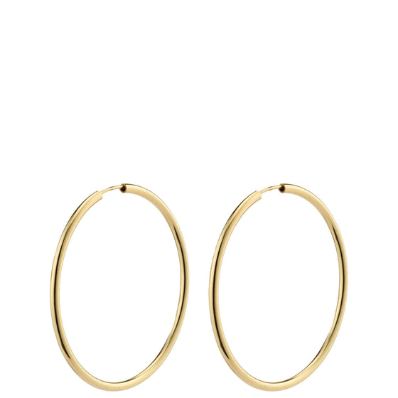 Pilgrim April Gold Hoop Earrings