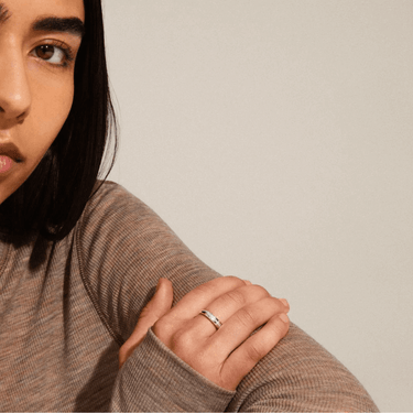 Pilgrim Freedom Silver Crystal Ring