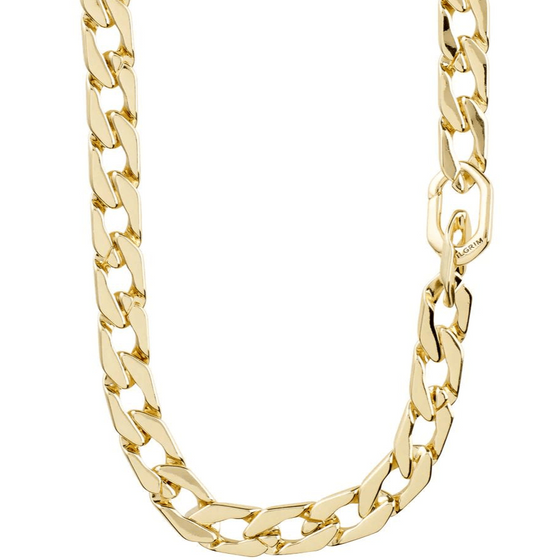 Pilgrim Hope Gold Open Curb Chain Necklace