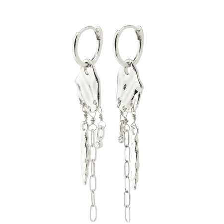 Pilgrim Hope Silver Dangle Earrings