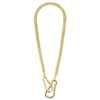 Pilgrim Hopeful Gold Curb Chain Necklace