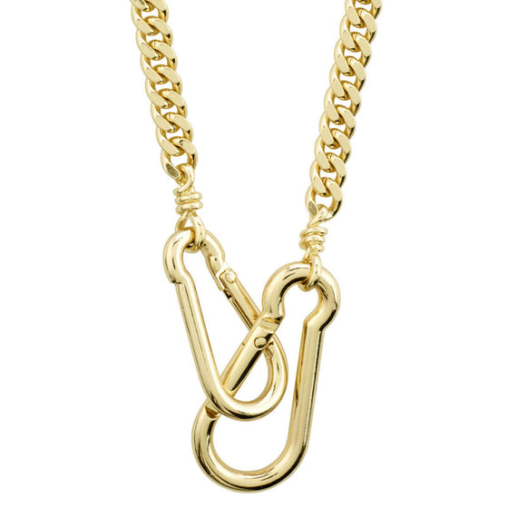 Pilgrim Hopeful Gold Curb Chain Necklace