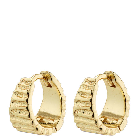 Pilgrim Jemma Gold Huggie Hoop Earrings