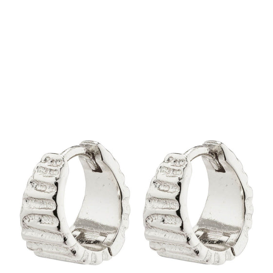 Pilgrim Jemma Silver Tiny Huggie Hoop Earrings