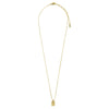 Pilgrim Jemma Square Gold Pendant Necklace