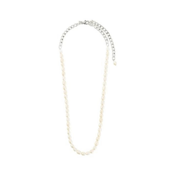 Pilgrim Jola Freshwater Pearl Necklace- Silver