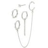 Pilgrim Lea Silver Earrings (Set)