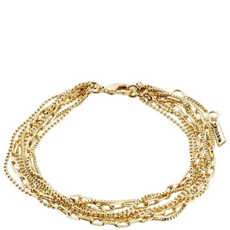 Pilgrim Lilly Gold Fine Layered Bracelet