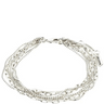 Pilgrim Lilly Silver Fine Layered Bracelet