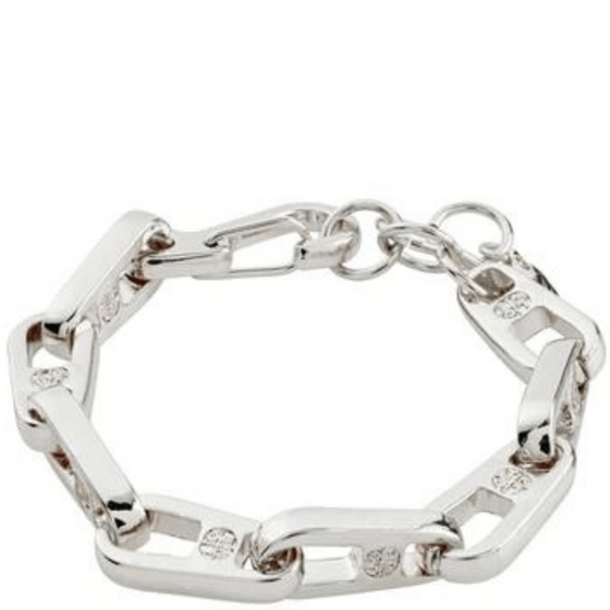 Pilgrim Love Silver Chunky Bracelet