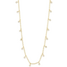 Pilgrim Maja Gold Crystal Multi Drops Fine Necklace