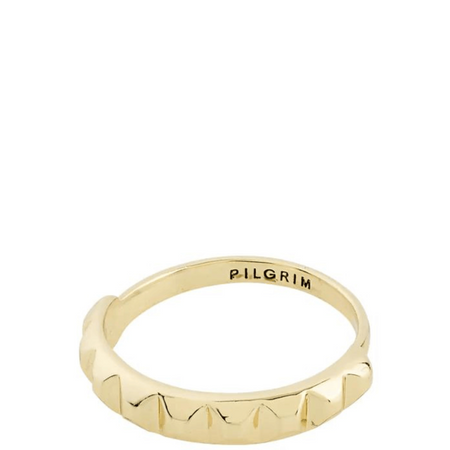 Pilgrim Pyramid Shape Gold Ring