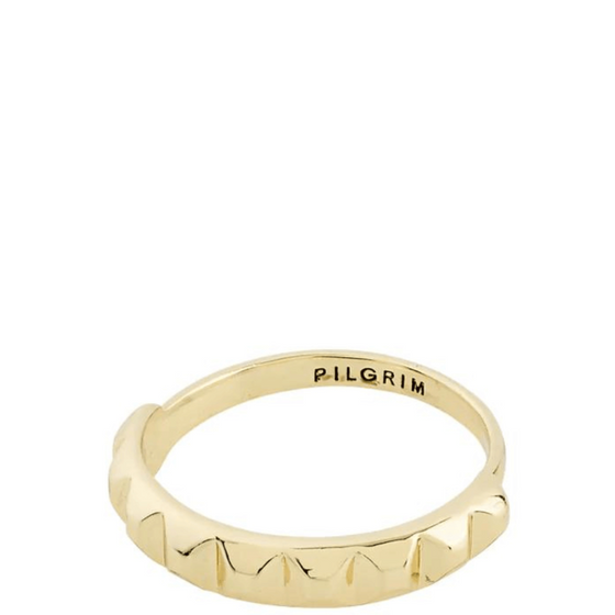 Pilgrim Pyramid shape Gold Ring