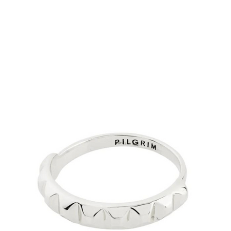 Pilgrim Pyramid Shape Silver Ring