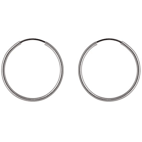 Pilgrim Sanne Hoop Earrings - Silver