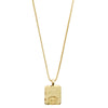 Pilgrim Thankful Gold Pendant Necklace