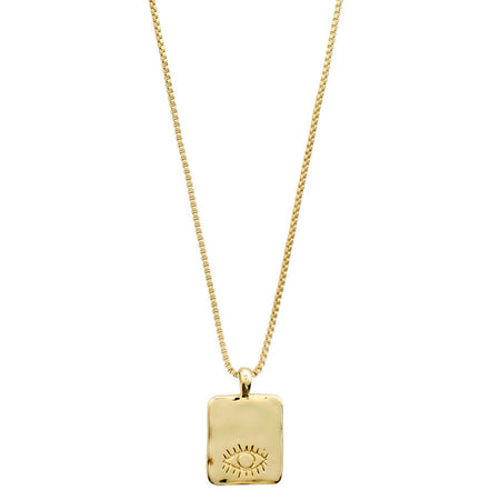 Pilgrim Thankful Gold Pendant Necklace