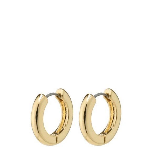 Pilgrim Tyra Gold Simple Hoop Earrings