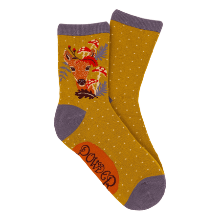 Powder Doe & Toadstool Ankle Socks