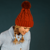 Powder Freya Bobble Hat - Rust