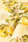 Powder Linen Lemon Print Scarf