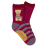 Powder Wooly Westie Ankle Socks - Damson