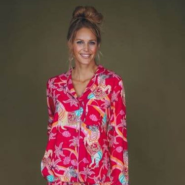 Powder Zebra Carnival Supersoft Summer Pyjamas