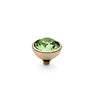 Qudo Bottone 10mm Gold Topper - Peridot