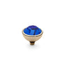 Qudo Bottone 10mm Gold Topper - Sapphire