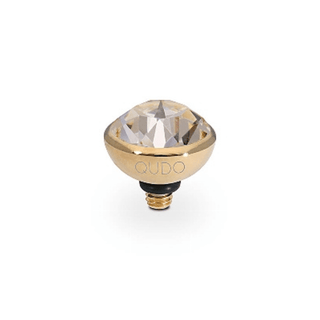 Qudo Bottone 10mm Gold Topper - Silk