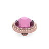 Qudo Fabero 10mm Rose Gold Topper - Iris