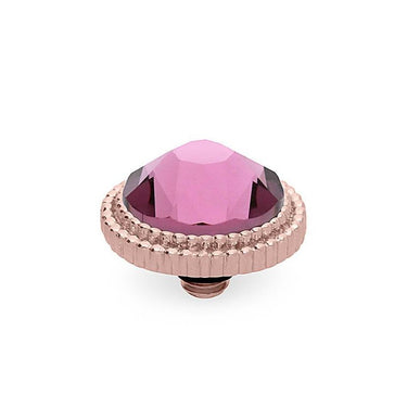 Qudo Fabero 10mm Rose Gold Topper - Iris