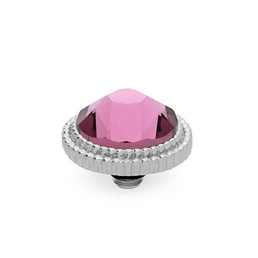 Qudo Fabero 10mm Silver Topper - Iris