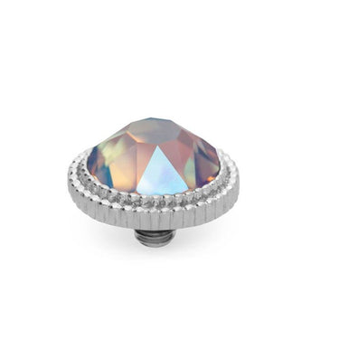 Qudo Fabero 10mm Silver Topper - Silk Shimmer