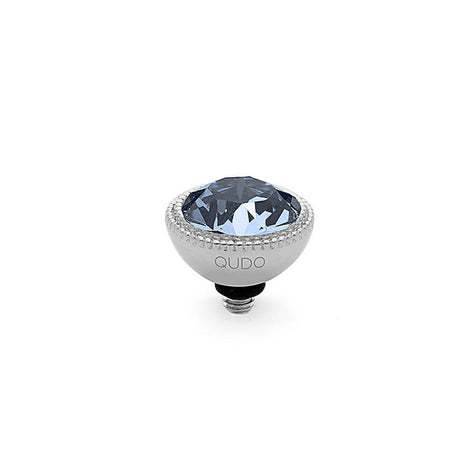 Qudo Fabero 11mm Silver Topper - Light Sapphire